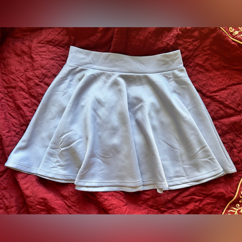 Baby Blue A-Line Skater Skirt
